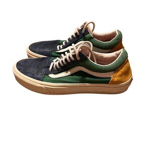 Vans Old Skool Yacht Club Color Blocked Blue Red Yellow Green Mens 7.5